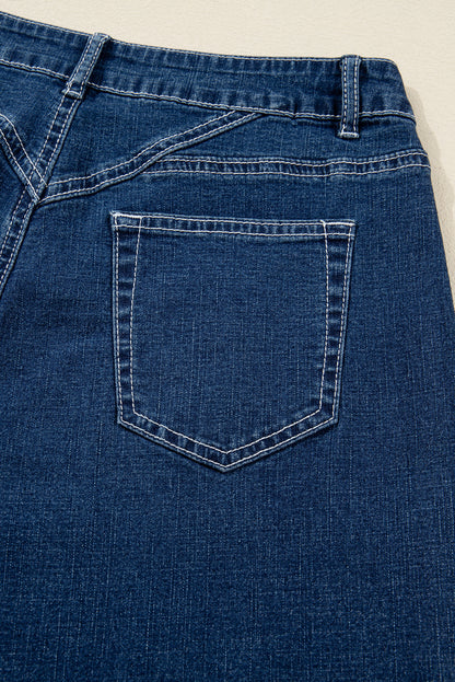 Stitched Waist Jeans