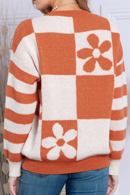 Striped Knitted Sweater