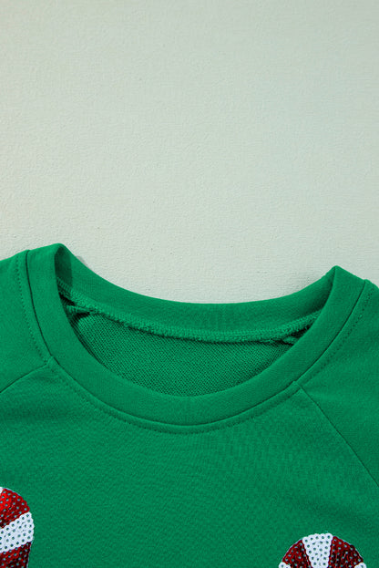 Christmas Candy Cane Sweatshirt