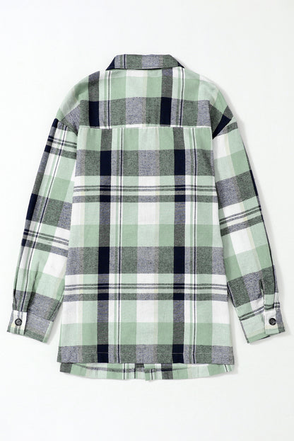 Button Up Flannel Shacket