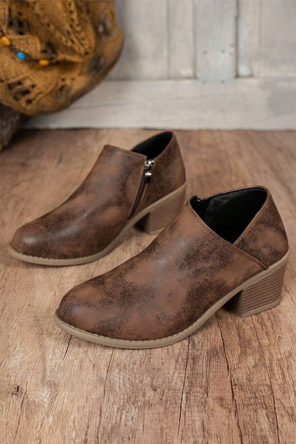 Addison Suede Booties